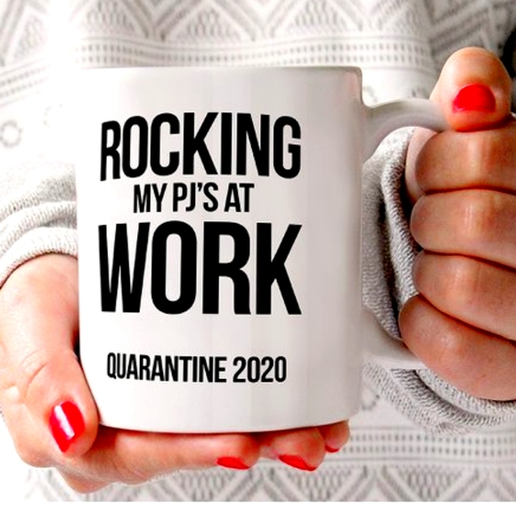 Other - ROCKING my PJ's at work! Quarantine 2020 Mug + shoes bundle reserved @ravenleigh